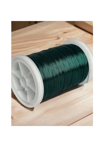 Filografi 0.30 mm (100GR- 150M) Ördek Yeşili Renkli Bakır Filografi Teli fiyatları