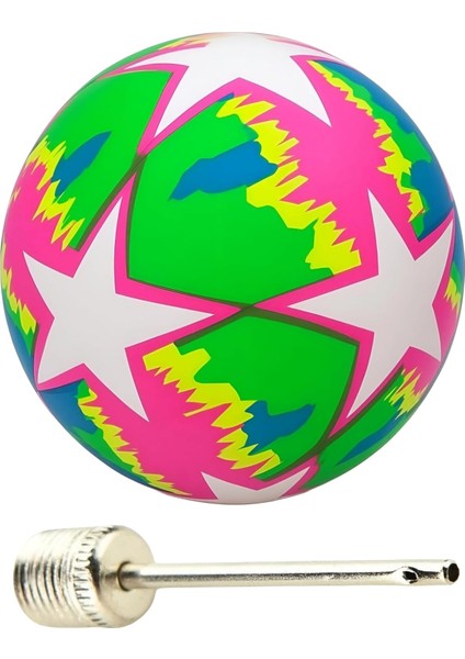 Mta -Tech Renkli Top, Oyun Topu, Şişme, Dayanıklı, Çocuklar Için Spor ve Eğlence Oyuncak Topu | Plaj, Bahçe, ve Havuzda Kullanıma Uygun, 1 Adet Top Şişirme Iğnesi Hediyeli modelleri