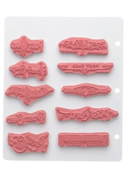 Tim Holtz 7 x 21,6 cm Kendinden Kauçuk Damga Seti Kartpostal fiyatları