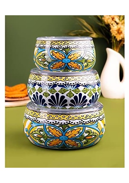 Emaylab Selge 3&apos; Lü Tombul Saklama Kabı Takımı-6 Parça