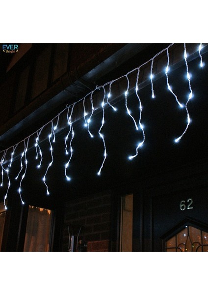 Saçaklı Perde LED - 45 , 55 ve 65 cm Saçaklı Modlu Dekoratif LED Süsleme Ledi 20 Metre fırsatları