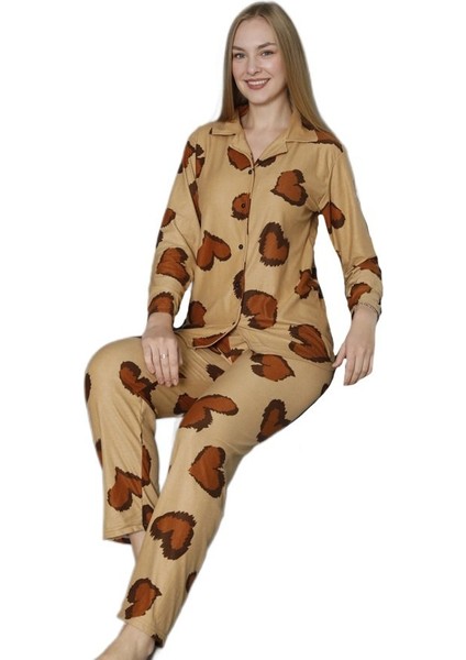 Serel Collection Kadın Pijama Takımı Sıcak Tutan Yumuşak Dokulu Uzun Kollu Konfor fiyatları