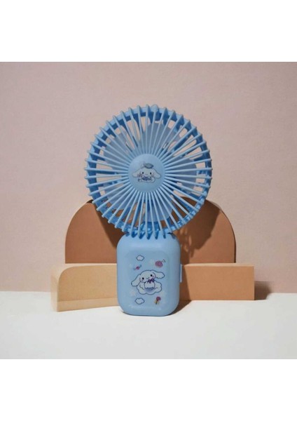 Small Sanrıo Mini Çok Renkli Sevimli Karakterler Mini El Fanı(Mor) indirimleri