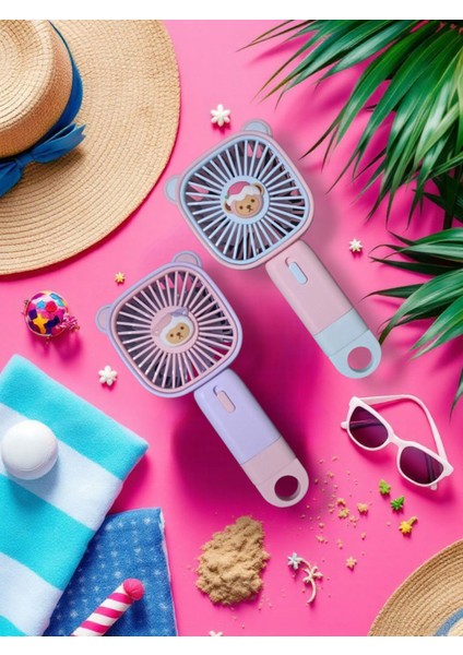 Mini El ve Masa Fanı(Mavi & Yeşil & Pembe & Mor) fiyatları