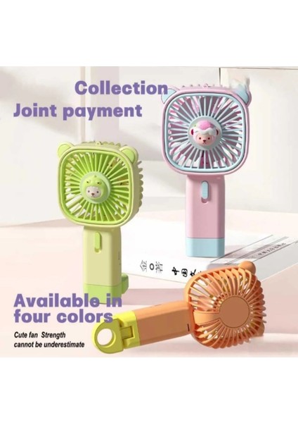 Mini El ve Masa Fanı(Mavi & Yeşil & Pembe & Mor)