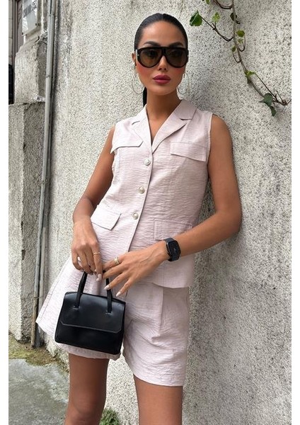 Yelek Şort Viscon Takım 10156-17