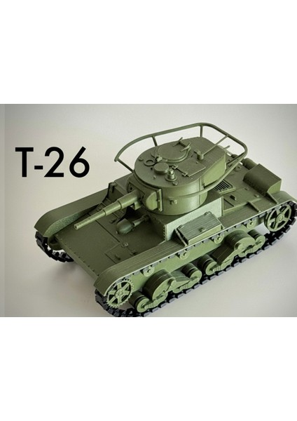 T26 Kompakt Hafif Tank Model Kiti 1/35 Ölçekli