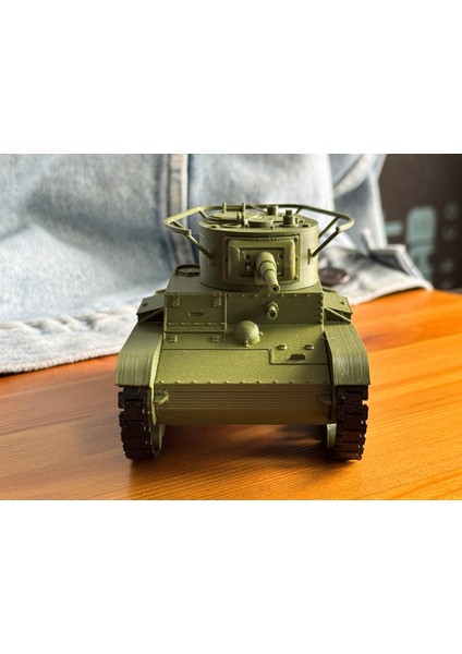 T26 Kompakt Hafif Tank Model Kiti 1/35 Ölçekli fırsatları
