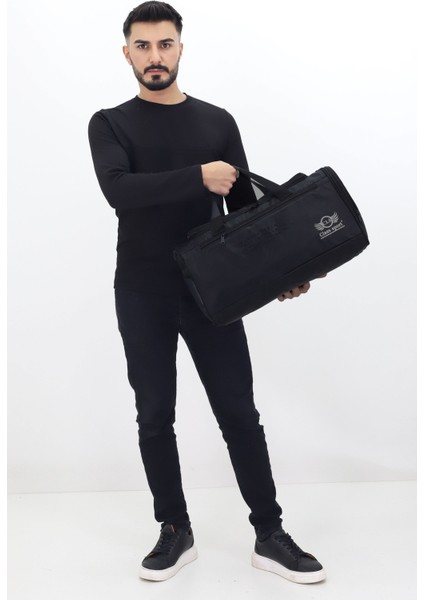 Siyah Spor ve Seyahat Çantası – Ayakkabı Bölmeli, Su Geçirmez, Omuz Askılı Antrenman Çantası fiyatları