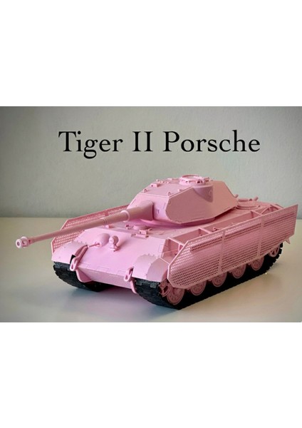 Tiger Iı Porsche Tank Model Kiti 1/35 Ölçekli