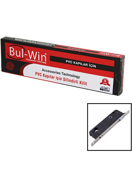 Silindirli Pvc Kapı Kilit P35MM (5361)