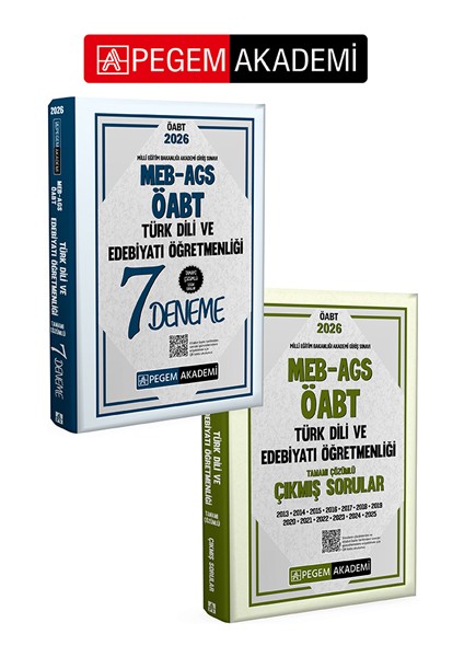 PEGEM AKADEMİ 2026 MEB AGS ÖABT Türk Dili ve Edebiyatı Öğretmenli
