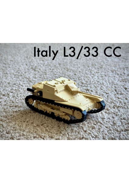 Italya L3/33 cc Tank Model Kiti 1/35 Ölçekli