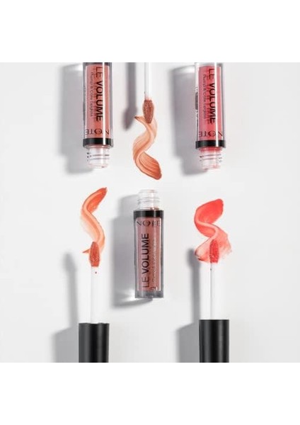 Note Le Volume Plump & Care Lipgloss 01 Happy Morning Dudak Parlatıcısı, Pembe