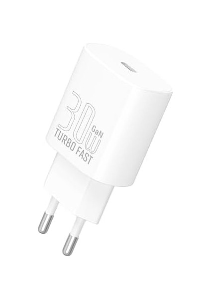 30W Type-C Girişli Şarj Adaptörü | ve Uyumlu | Hızlı Şarj | Beyaz | Model M1 fiyatları