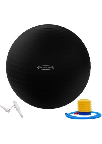 Balancefrom Anti-Burst And Slip Resistant Exercise Ball Yoga Ball Fitness Ball Birthing Ball With Quick Pump, 2,000-POUND Capacity fiyatları