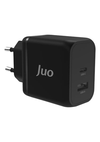 Juo 45W Gan Usb-C + Usb-A Şarj Aleti & iPad & & Uyumlu Pd Type-C Hızlı Şarj Cihazı Siyah modelleri