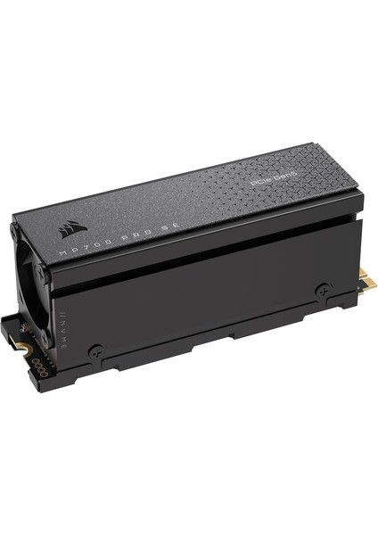 Corsaır MP700 Pro Se 2tb Pcıe 5.0 Nvme M.2 2280 Ssd, 14.000MB/SN Okuma, 12.000MB/SN Yazma, 1.7m Iops, Aktif Hava Soğutmalı, Aes 256-BIT Şifreleme