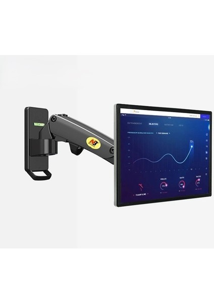 Nb F120 Amortisörlü Hareketli 17–27 Inç Monitör Duvar Askı Aparatı Ayarlanabilir Vesa Uyumlu modelleri