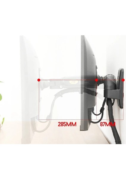 Nb F120 Amortisörlü Hareketli 17–27 Inç Monitör Duvar Askı Aparatı Ayarlanabilir Vesa Uyumlu fırsatları