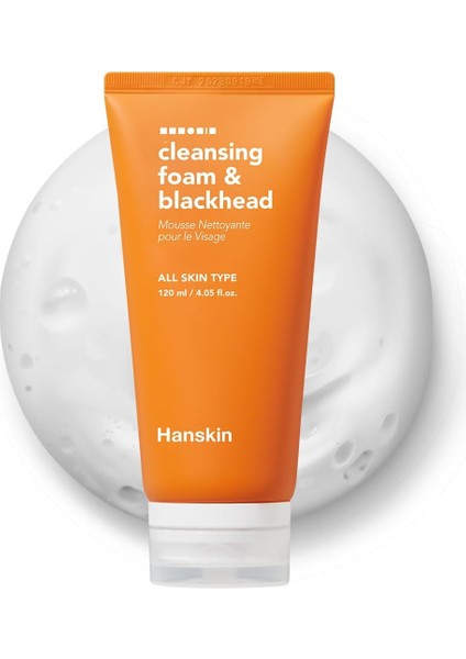 Hanskin Cleansing Foam Blackhead-Yüz Yıkama Köpüğü/siyah Nokta Karşıtı/tüm Cilt Tipleri Için 120ML modelleri