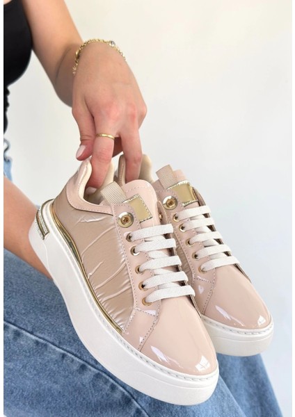 Nrzsnt Hley Bej Rugan Paraşüt Detaylı Bağcıklı Spor Ayakkabı (Numara: 39)