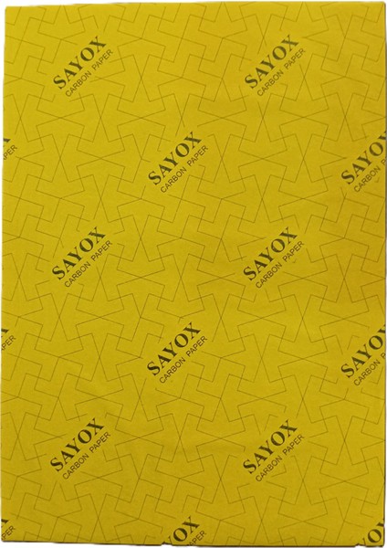 sayox karbon kağıdı a4 boyutunda 5 yaprak sarı fiyatları