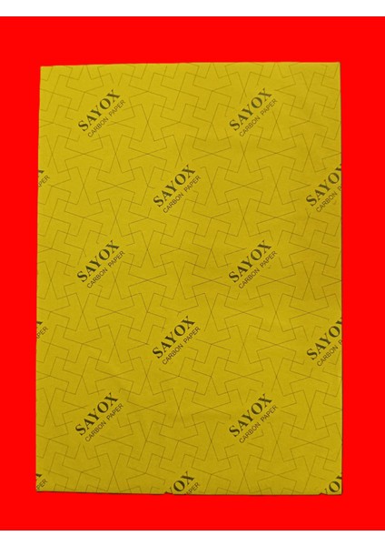 sayox karbon kağıdı a4 boyutunda 5 yaprak sarı modelleri