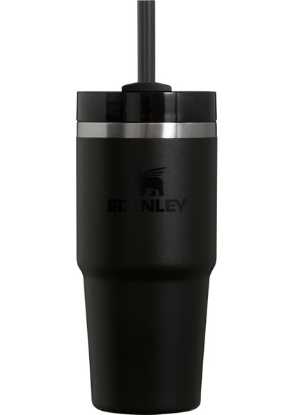 Stanley Quencher H2.0 Flowstate Paslanmaz Çelik Vakum Yalıtımlı Bardak Kapaklı ve Pipetli Su, Buzlu Çay Veya Kahve, Smoothie ve Daha Fazlası Için, Siyah 2.0, 396 G modelleri