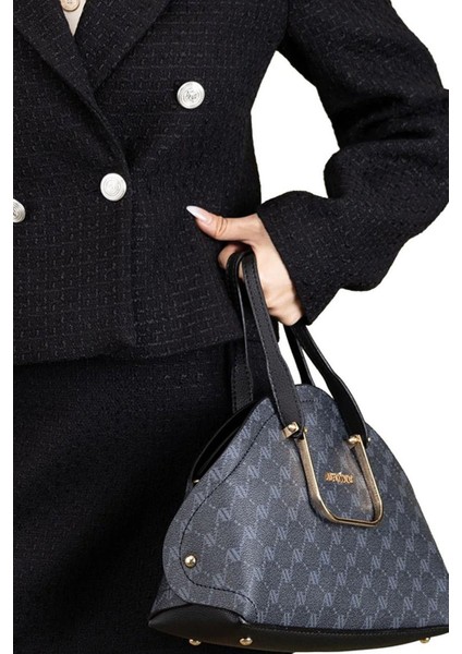 365 Kadın Omuz Çantası Siyah Baskılı fiyatları