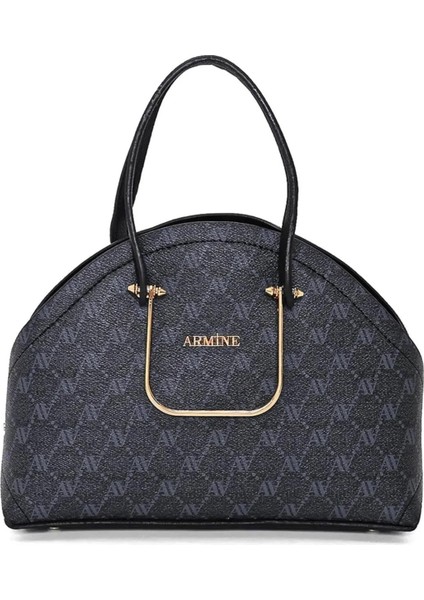 365 Kadın Omuz Çantası Siyah Baskılı modelleri