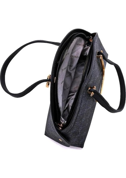 365 Kadın Omuz Çantası Siyah Baskılı indirimleri