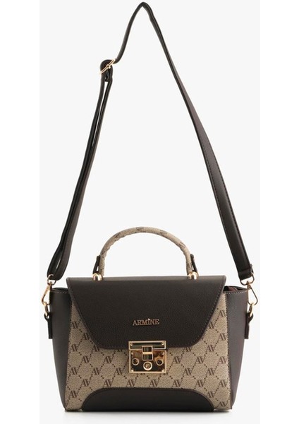 378 Kadın Omuz Çantası Vizon Baskılı fiyatları