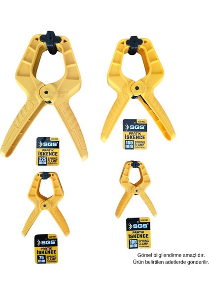 Pratik Mandal Işkence 100 Mm. - Çene Açıklığı 42 Mm. - 1 Adet modelleri