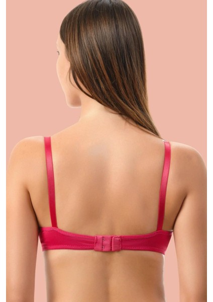 Kırmızı Dolgusuz Mikro Tek Sütyen fiyatları