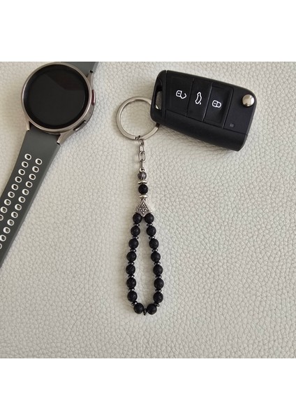 - Lav Taşı ve Hematit - Doğaltaş Tesbih Anahtarlık fiyatları