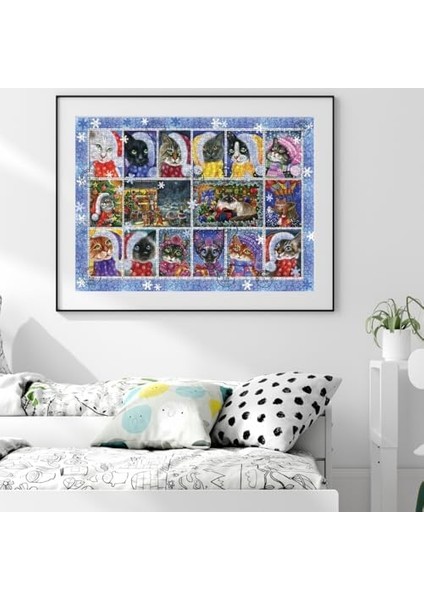 Puzzle - Yeni Yıl Kedileri / 1000 Parça, #1103 fiyatları