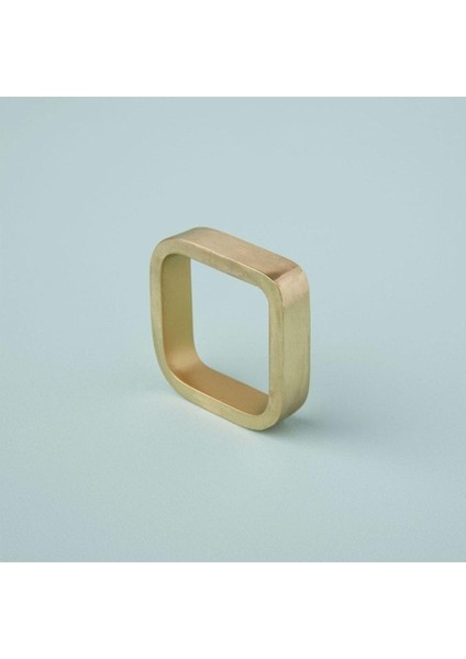 Be 5x5 cm Altın Renkli Peçete Yüzüğü