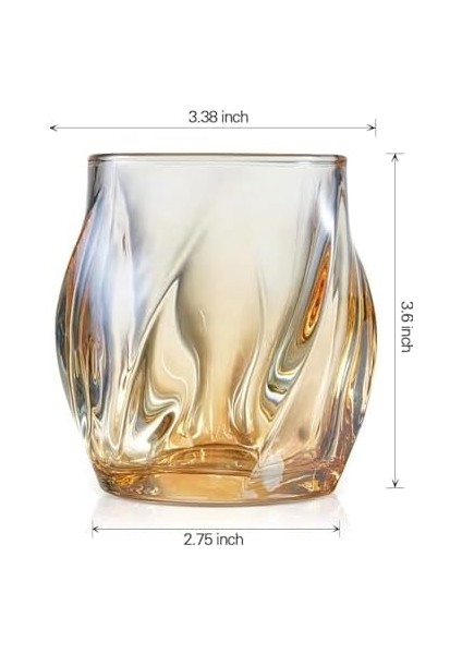 2 Adet Rengi Iskandinav Tarzı Bardak Viski Kokteyl Bardağı Y17,KEHRIBAR