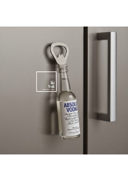 Dekoratif Şişe Tasarımlı Magnet Açacaklar Pratik Eğlenceli Şişe Açacağı Hediyelik 77-2