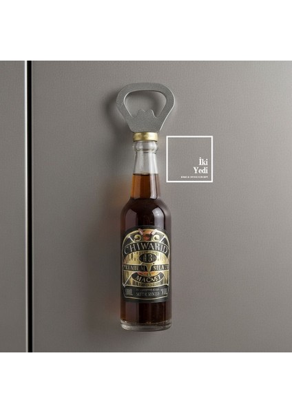 Dekoratif Şişe Tasarımlı Magnet Açacaklar Pratik Eğlenceli Şişe Açacağı Hediyelik 77-4