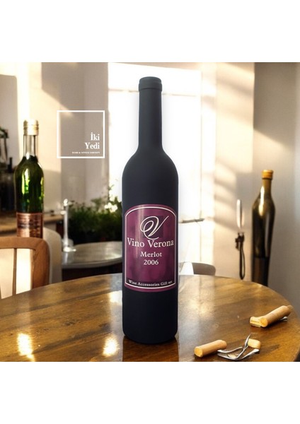 Şişe Şeklinde Tirbüşon Seti – Şarap Gurmeleri Için Lüks Hediye, Açacak ve Tıpa Takımı fiyatları