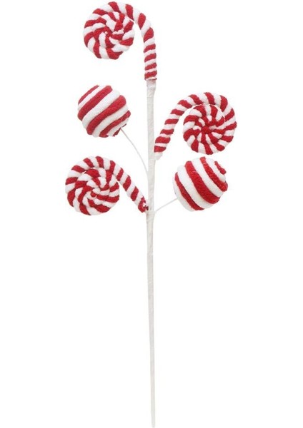 Lolipop & Baston Şeker Yılbaşı Dekor ve Ağaç Süsü – Kırmızı Beyaz 70 cm fiyatları