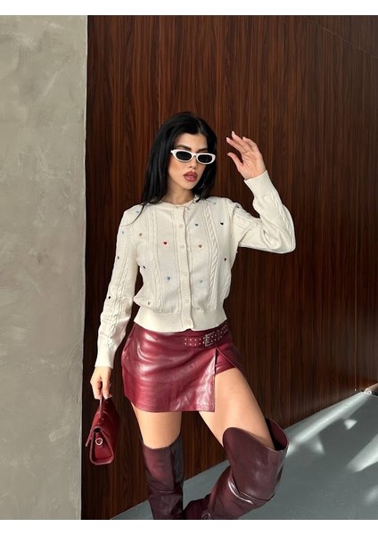 Kalp Nakışlı Hırka fırsatları