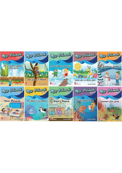 4.sınıf Okumayı Sevdiren Renkli Resimli Hikayeler 2 - 10 Kitap modelleri