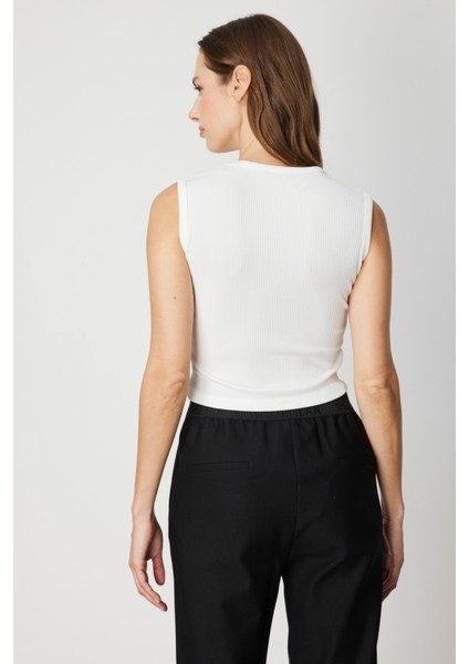 Fitilli Kolsuz Crop Bluz 61396 fırsatları