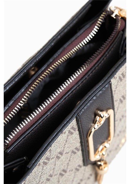 361 Kadın Omuz Çantası Vizon Baskılı indirimleri