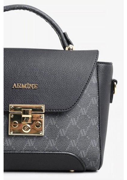 378 Kadın Omuz Çantası Siyah Baskılı fırsatları