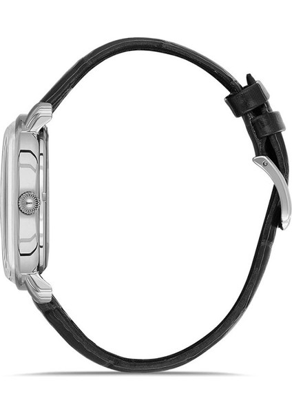 Hıslon CL203S-11BS Siyah Deri Kordon Erkek Kol Saati fiyatları