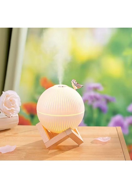 Kuş Tasarımlı Ultrasonik Hava Nemlendirici | Sessiz Aromaterapi Difüzör & Gece Lambası fırsatları